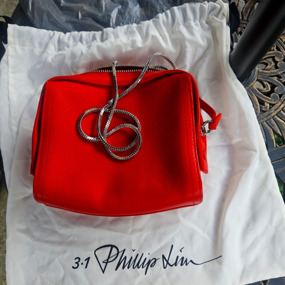 3.1 Phillip Lim Red Leather Crossbody Bag